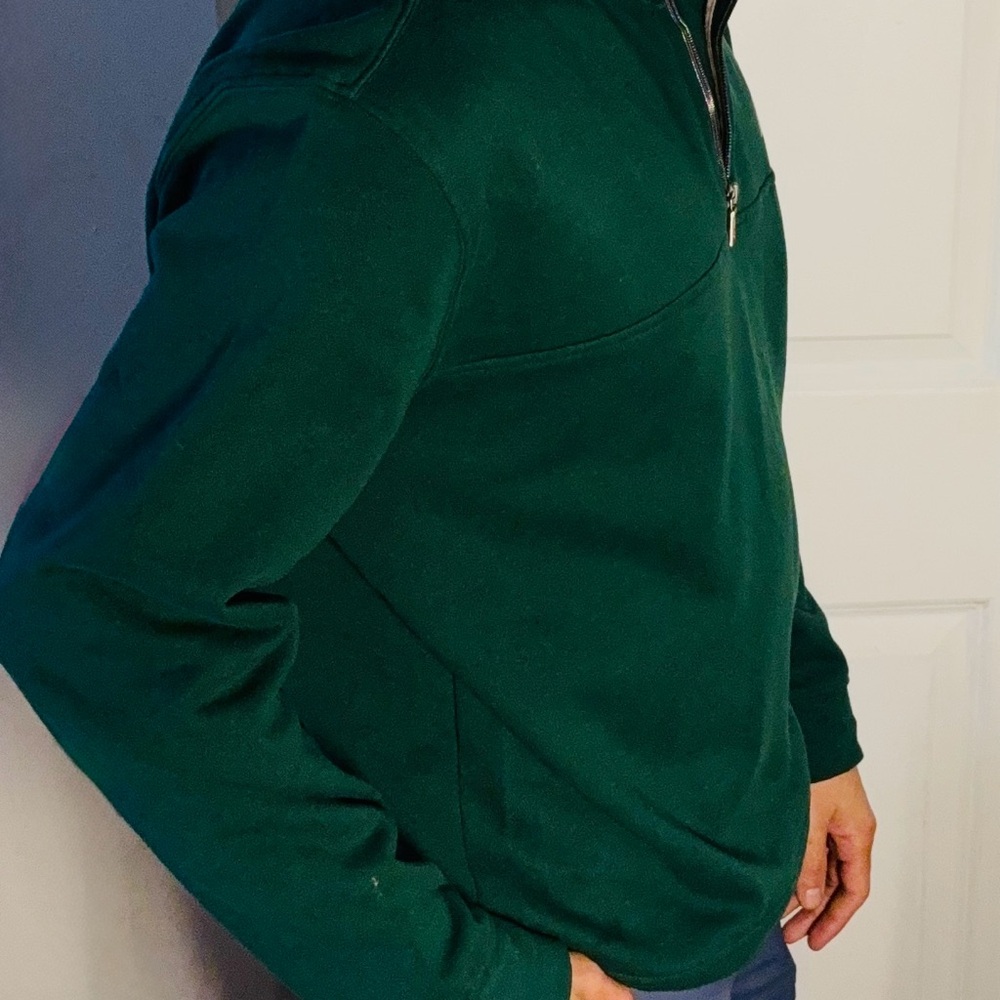 Nautica Men's Teal Zip-Up Sweater - Picture 3 of 4